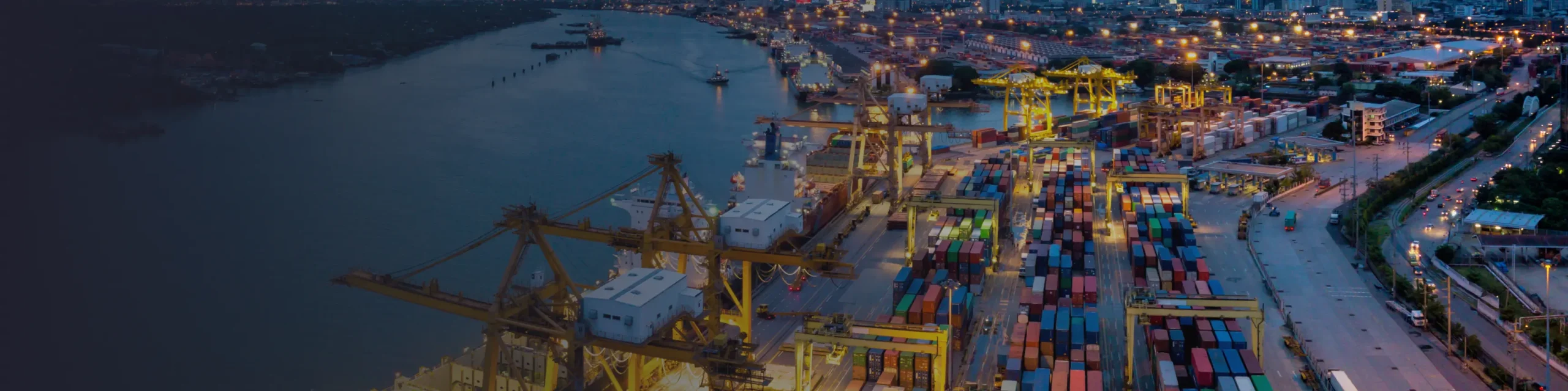 Cargo waiting at dock